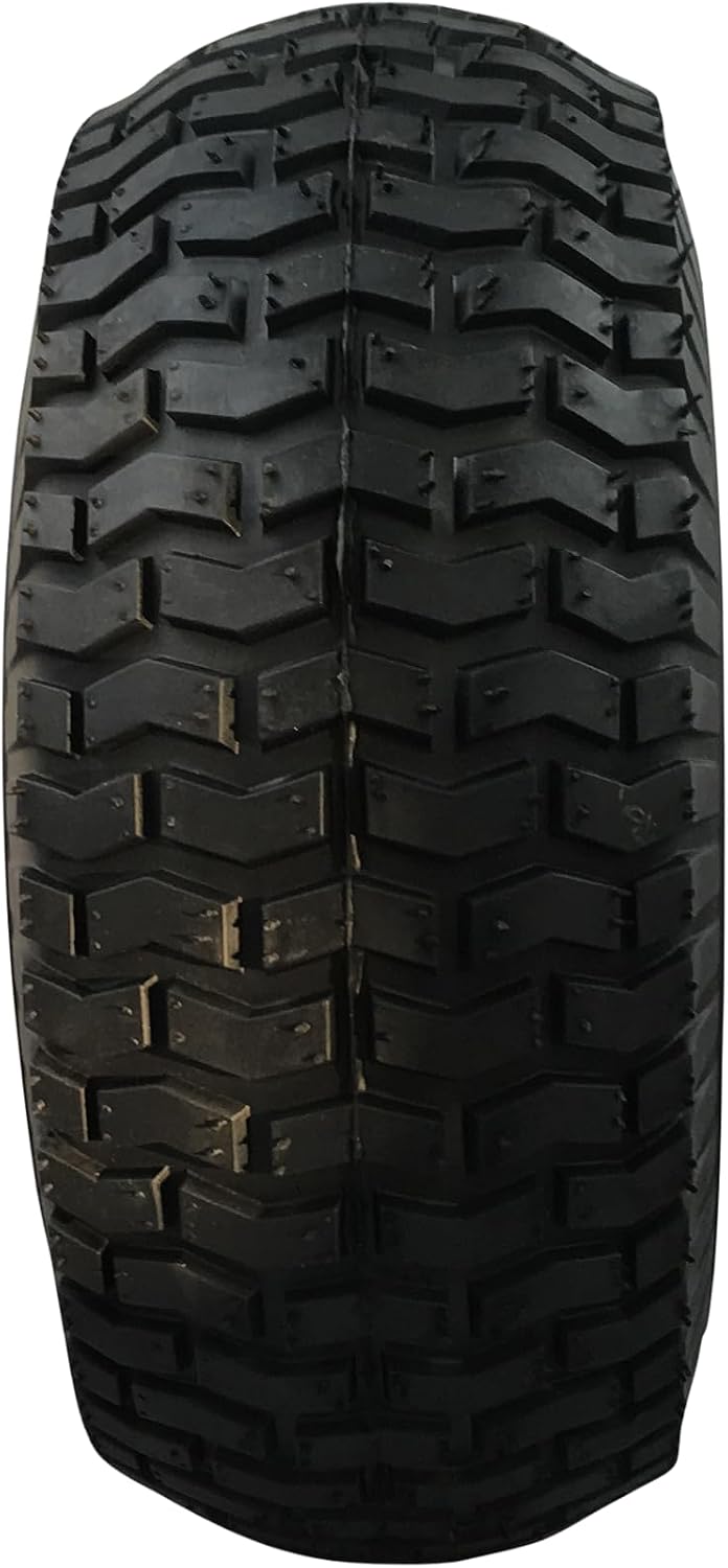 Marastar 15x6.00-6 Pneumatic, OEM Like Replacement Front Tire and Wheel Assembly, Compatible with John Deere Mowers, Turf Saver, 4PR Tube-Type Tire