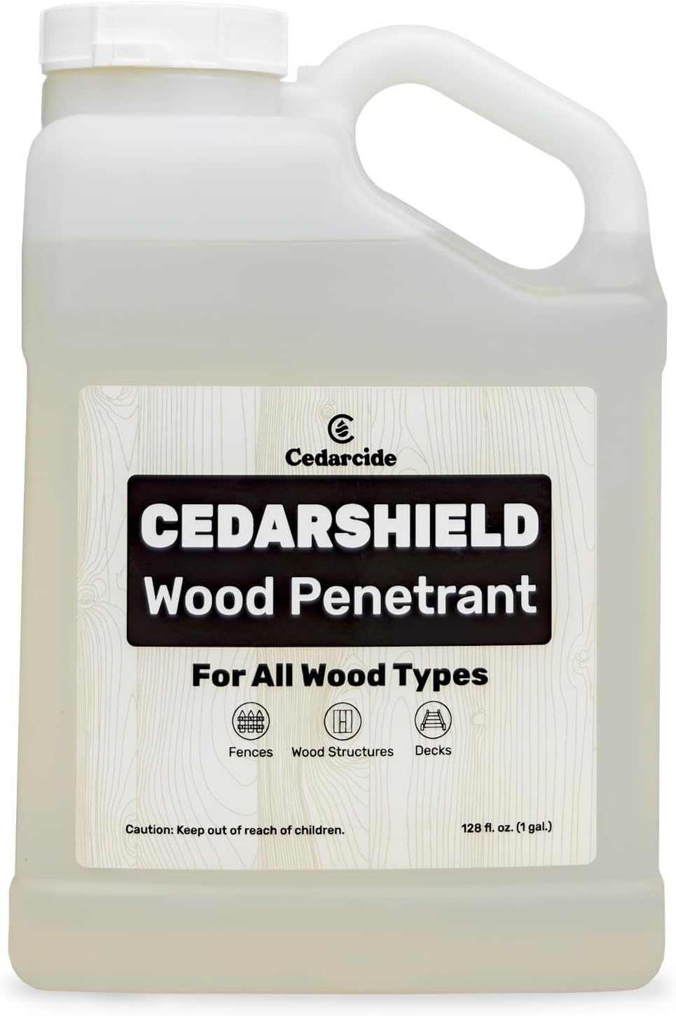 Cedarcide Cedarshield (1 Gallon) | Non-Toxic Wood Treatment and Stabilizer | Protects Wood from Moisture and Decay