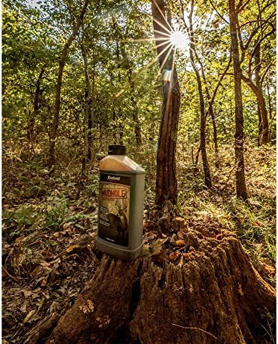 Evolved Habitats Mudhole Molasses Enriched Liquid Deer Mineral Attractant - Powerful Ready-to-Use Year-Round Beneficial Food Supplement for Deer