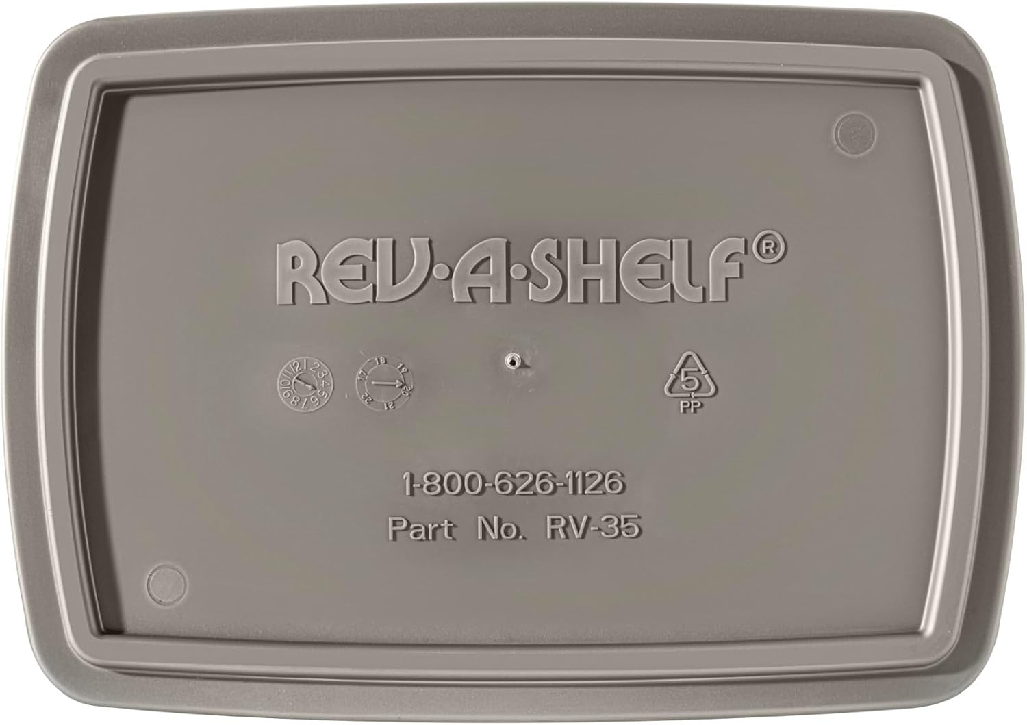 Rev-A-Shelf 35 qt. Polymer Replacement Waste Container (Champagne)