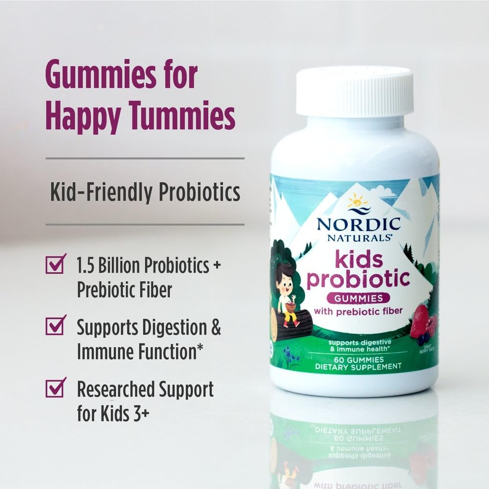Nordic Naturals Kids Nordic Flora Probiotic Gummies