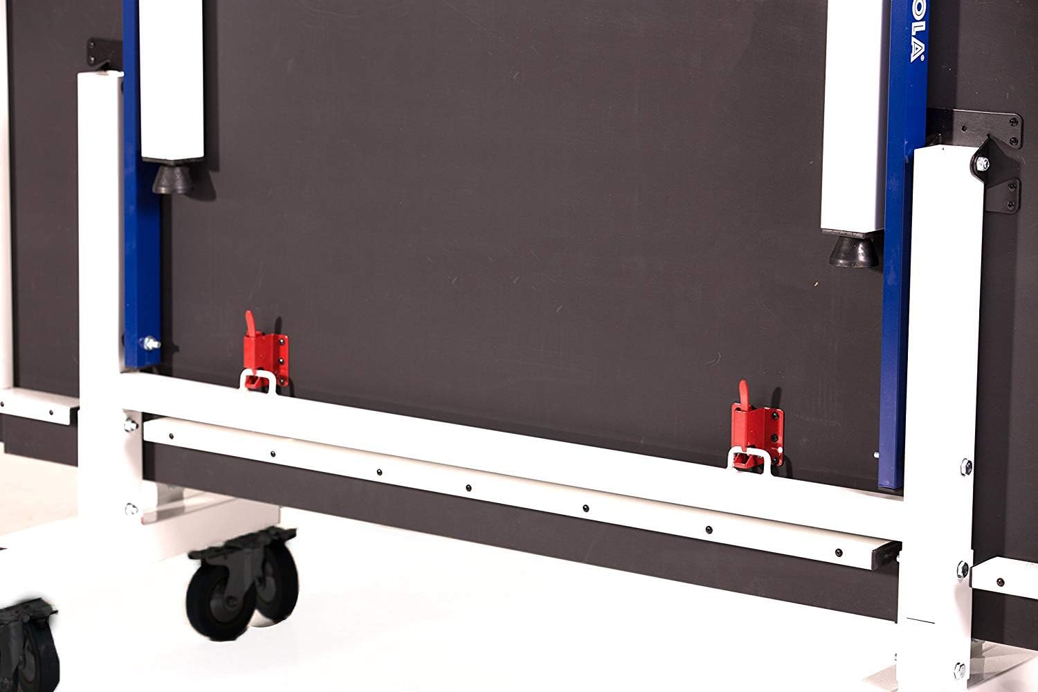 JOOLA Rally TL Professional MDF Indoor Ping Pong Table w/Quick Clamp Table Tennis Net & Post Set - 10 Minute Easy Assembly - Corner Ball Holders - Tournament Quality - Includes Playback Mode