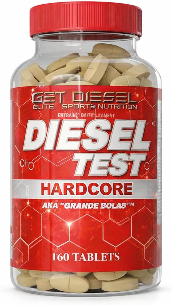 Diesel Test Hardcore by GET Diesel – Libido & Drive Support, PCT Formula for Estrogen Balance & Confidence with Tribulus, Maca & Zinc