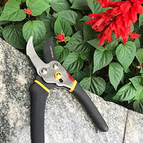 Centurion 1299 8" Steel Bypass Pruning Shears, Garden Shears, Hand Pruners, Tree Trimmers