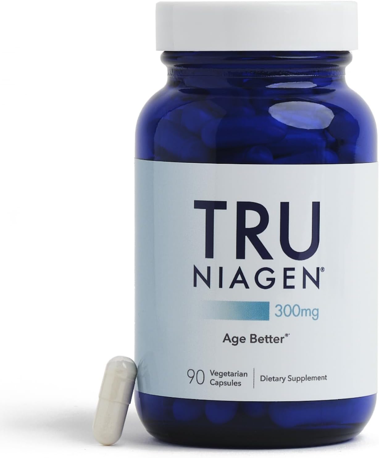 TRU NIAGEN NAD+ Supplement, Nicotinamide Riboside 300mg, 30 Daily Servings