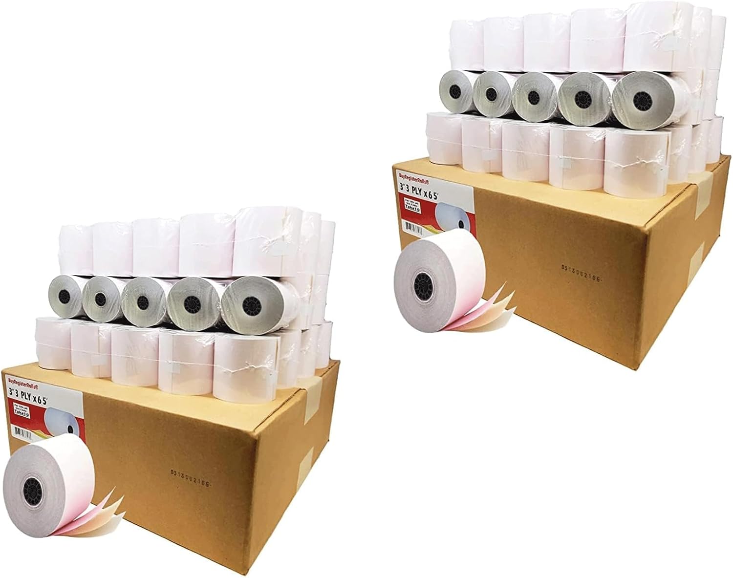 (50 Rolls) 3 1/8 x 230 Thermal Paper Receipt Rolls (55 GSM Premium Quality German Paper) Fits All POS Cash Registers BPA Free - BuyRegisterRolls