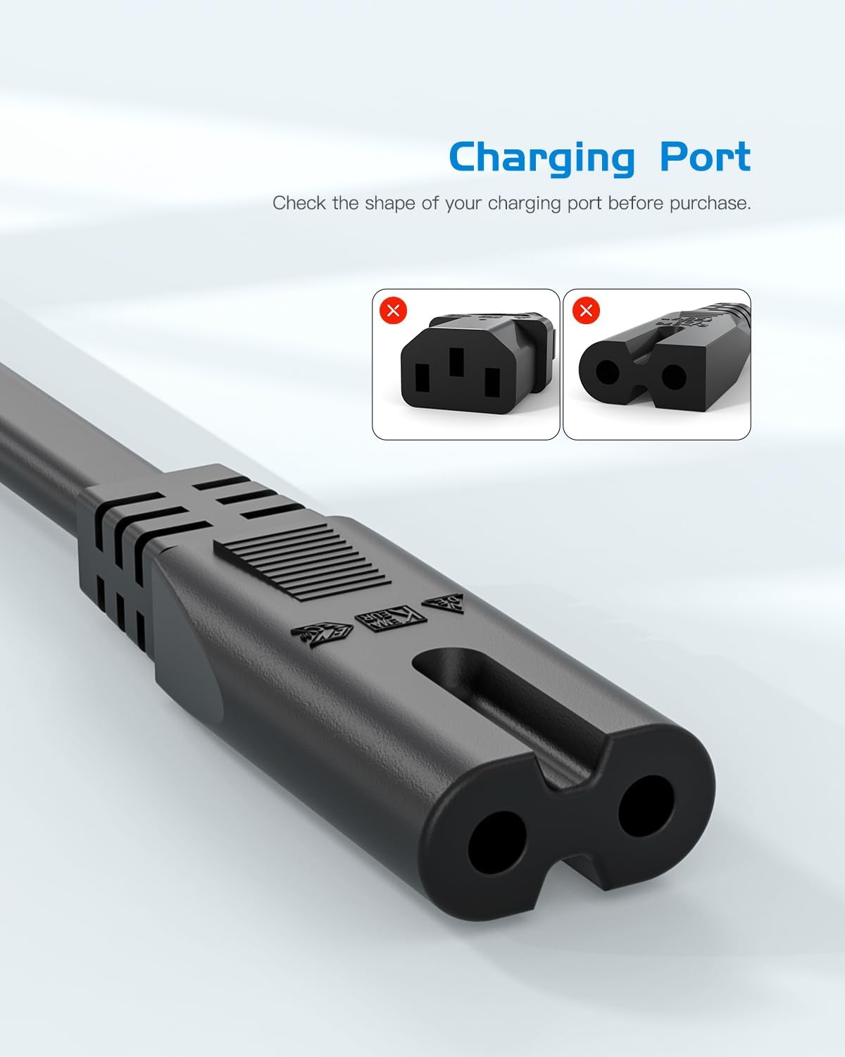 Superer Charger Power Cord Fit for JBL Partybox 110 310 320 120 710 720 100 300 520 1000, ONN Party Speaker