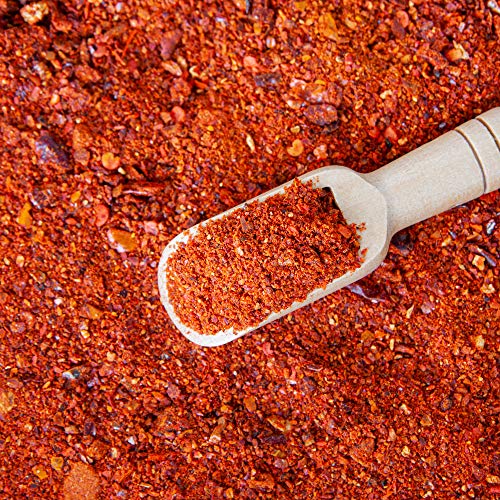 The Spice Lab Red Bell Pepper - Sweet Dehydrated Bell Pepper Flakes - French Jar - Kosher Vegan - Great for Pizza or Taco – 5073