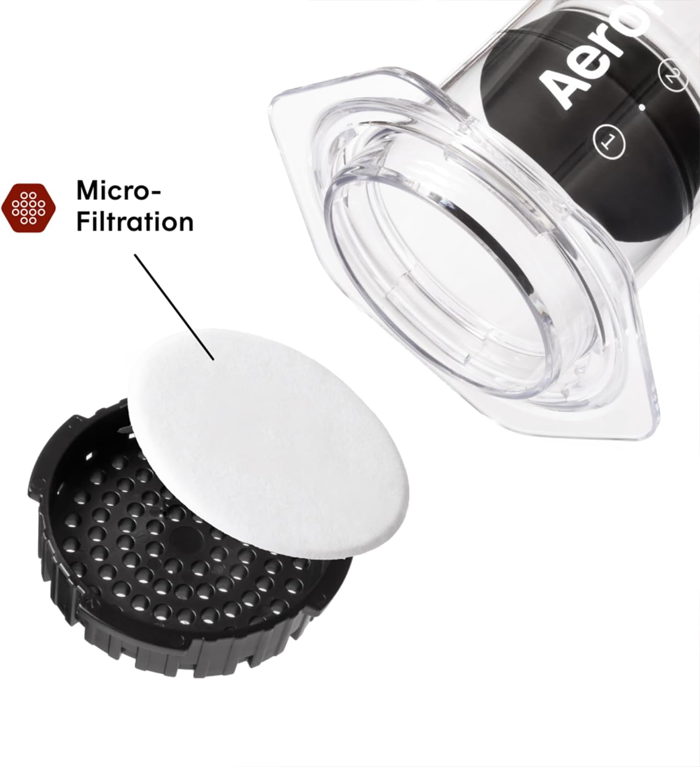 AeroPress Original Coffee Press, French Press, Pour-Over & Espresso Style | All-in-One Manual Coffee Maker, 2-Minute Brew, Less Bitterness, More Flavor, Portable, Travel & Camping