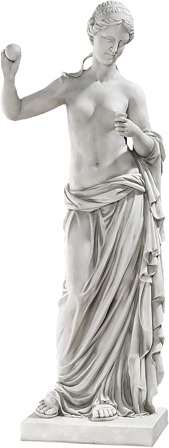 Design Toscano Venus of Arles Greek Goddess Statue, Gallery, 23 Inch, Polyresin, Antique Stone