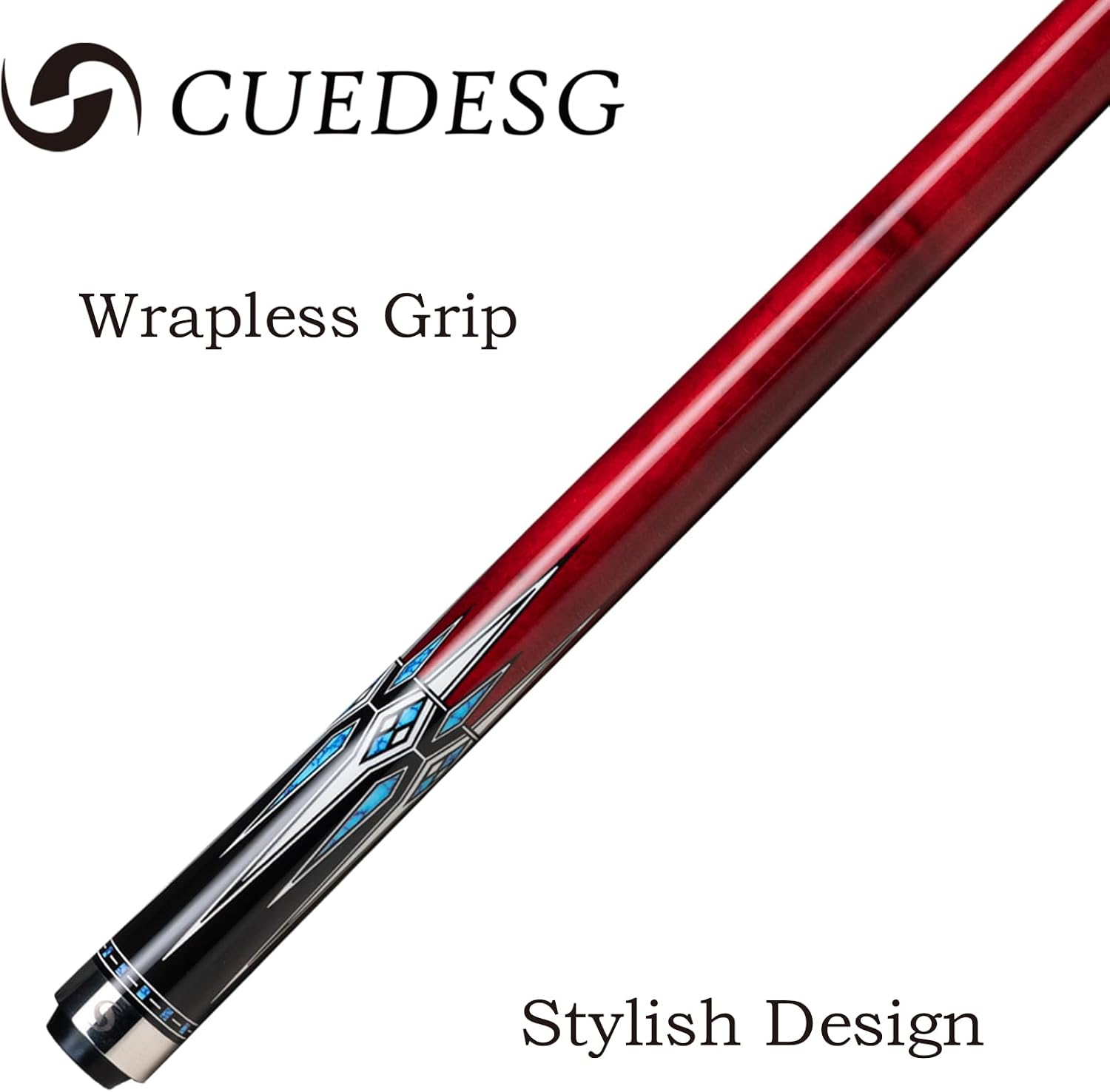 Carbon Fiber Pool Cue Stick 10.5mm/11.8mm/12.5mm,Low Deflection Pool Stick,Professional Cue Stick with Case