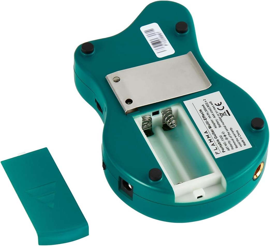 FLAMMA FX100 Guitar Multi-effects Pedal with 55 Amp Models 151 Built-in Effects 80' Looper 40 Drum Machine 10 3rd Party IR Slots Headphone OTG for