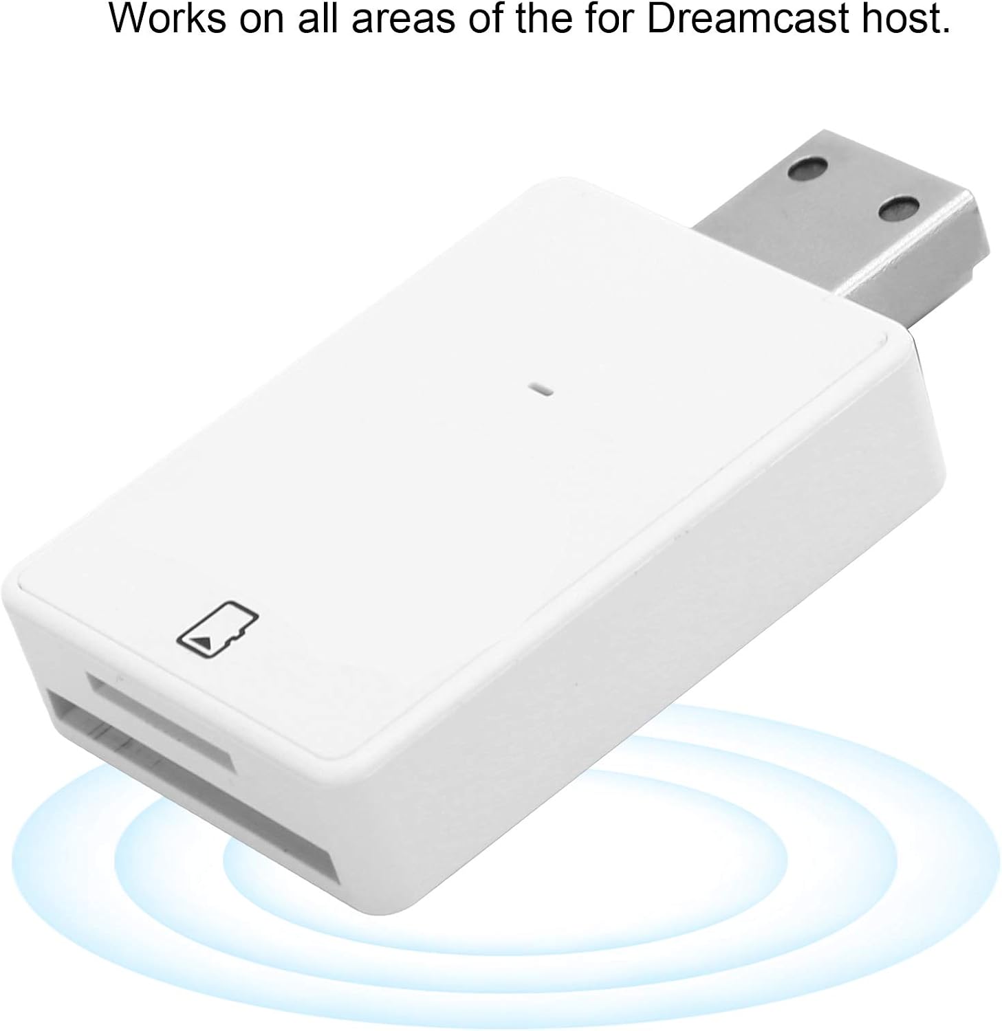 Reader,DC Memory Adapter Reader,Support TF and,Plug and Play,LED Status Indicator, Suitable for Dreamshell V4.0 Game Console