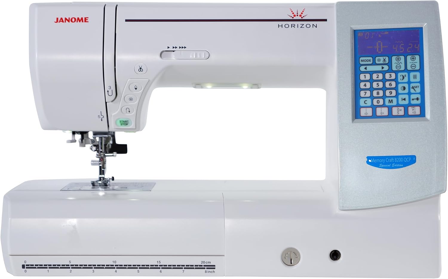 Janome 8200QCP Quilting and Sewing Machine Computerized - Horizon Memory Craft 8200QCP Special Edition
