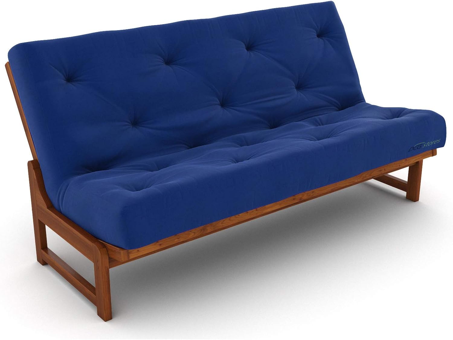 Nirvana Futons Extra Thick Premium 10-Inch Twin XL Futon Mattress, Khaki Twill - Made in USA