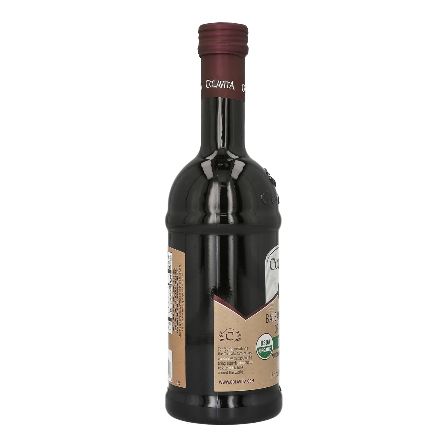 Colavita White Balsamic Vinegar, 17 Fl Oz (Pack of 6)