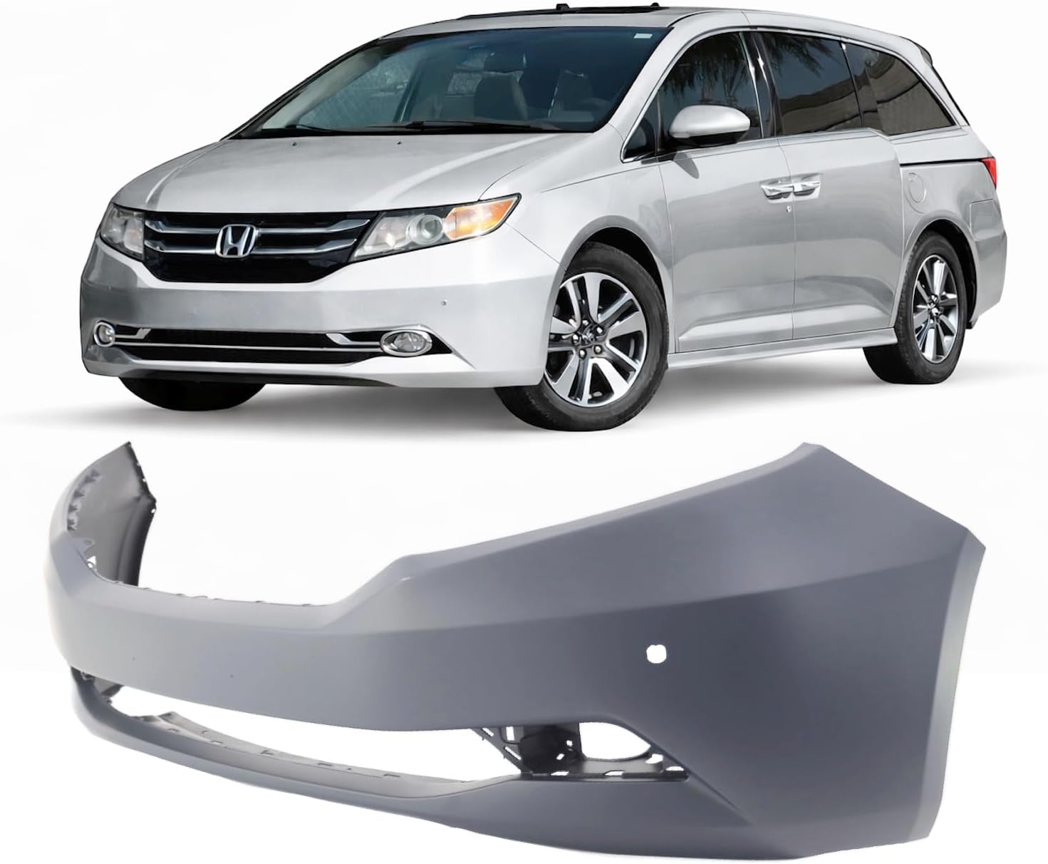 FitParts Compatible with Chevrolet Malibu 1997–2005 Front Bumper Cover