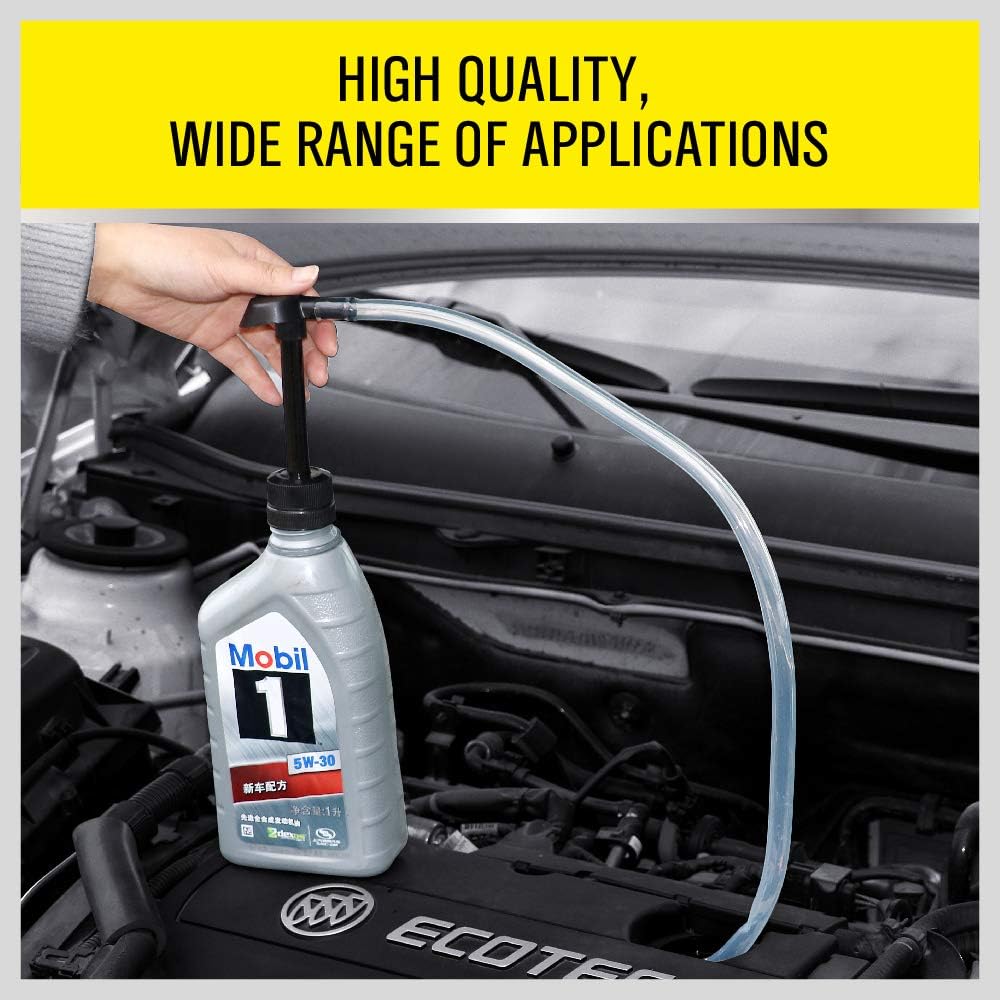 SEDY Lubricant Fluid Transfer Pump, Transmission Fluid Pump, Gear Oil Pump for Gallon Bottles & Wide Mouth Quart Bottles, Differential Fluid Pump