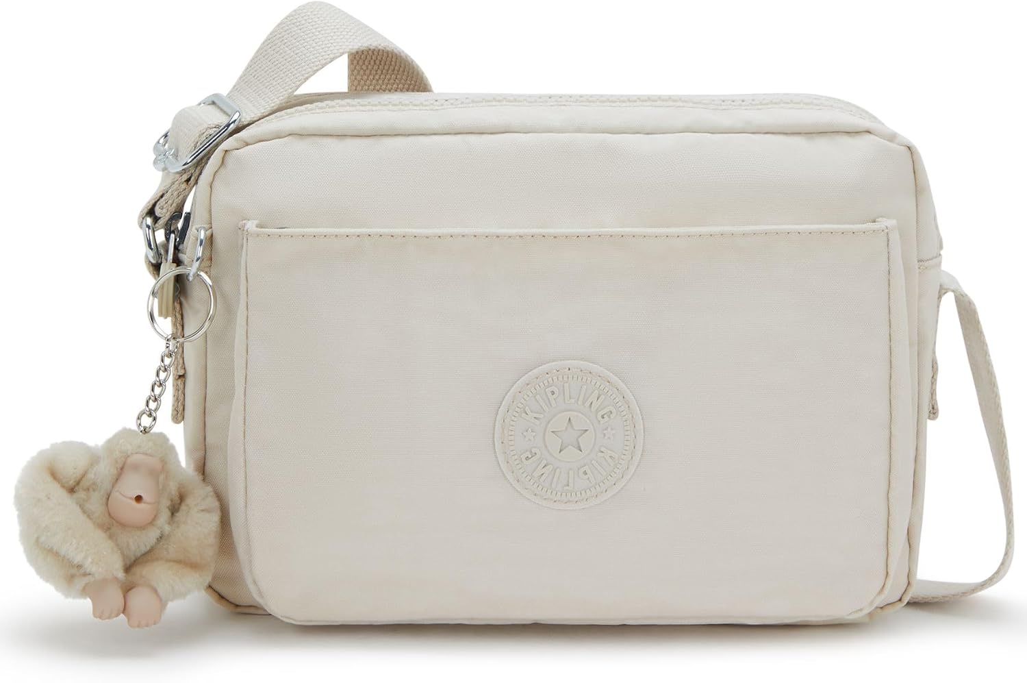 Kipling Women’s Abanu Medium Crossbody Bag, Lightweight, Adjustable Nylon Waist Pack with Multi-Compartment Zip Pockets