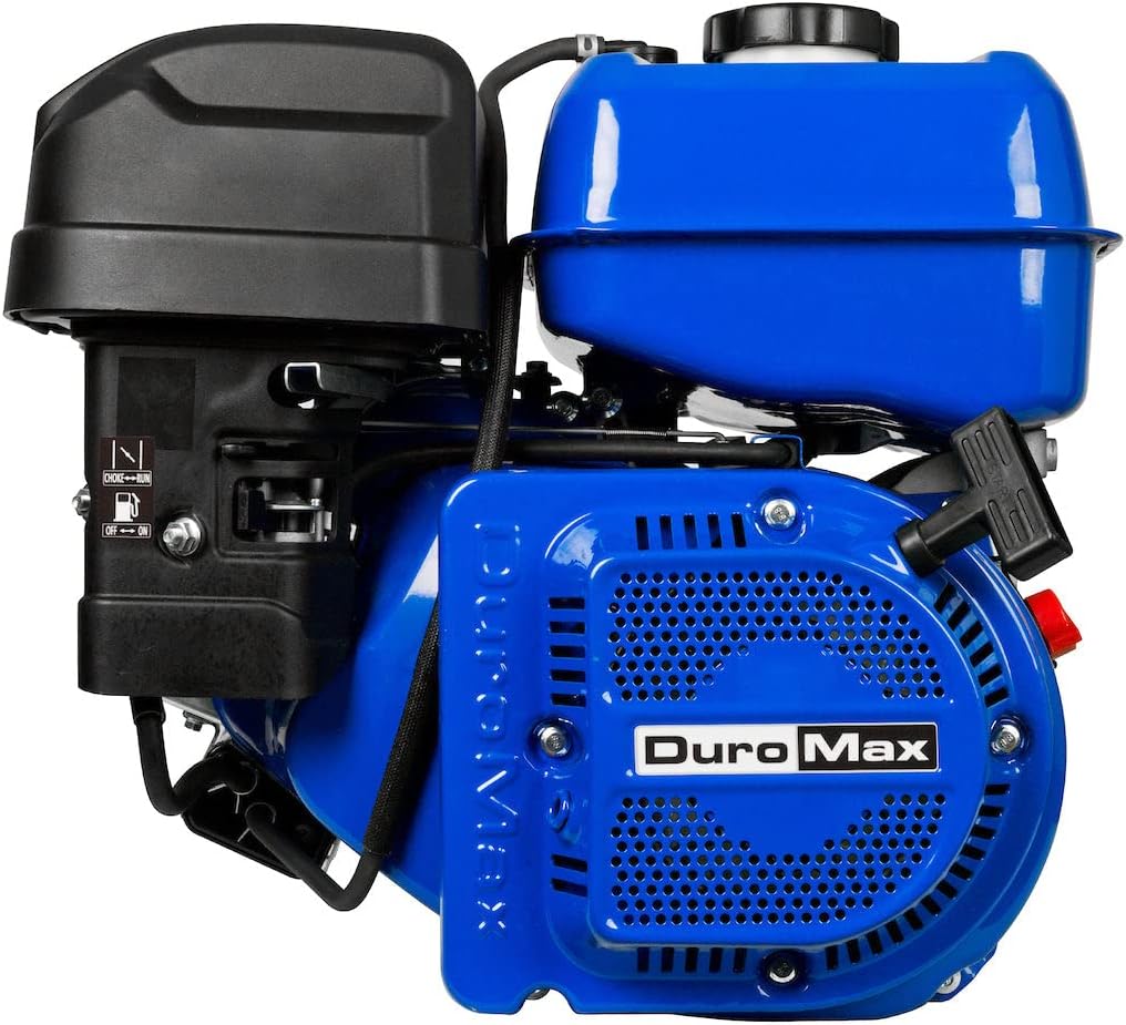 DuroMax XP7HPE 208cc Electric Start Gas Powered, 50 State Approved, Multi-Use Engine Blue