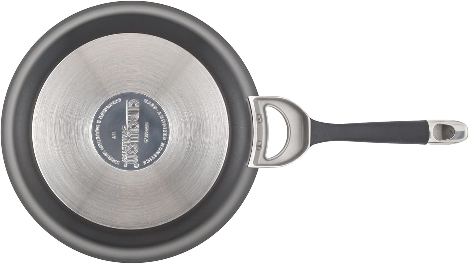 Circulon Symmetry Hard Anodized Nonstick Induction Frying Pan, 8.5-Inch Fry Pan, Black