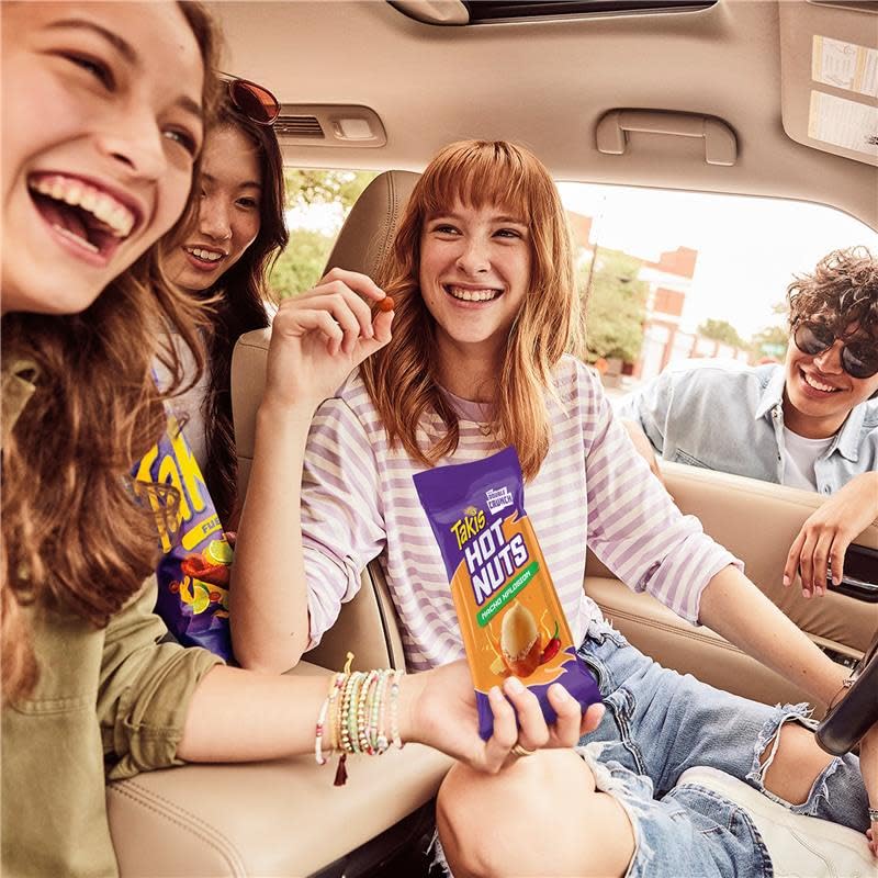 Takis Fuego Hot Nuts 12 pc / 3.2 oz Snack Size Box, Hot Chili Pepper & Lime Flavored Extreme Spicy Double-Crunch Peanuts