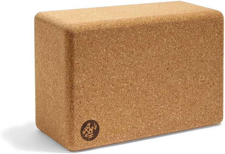 Manduka Yoga Block - Fine-Grain Block, Yoga Equipment, Home Gym Accessory, Pilates Tool, Lightweight for Travel, Extra Firm Workout Accessory with Comfortable Edges