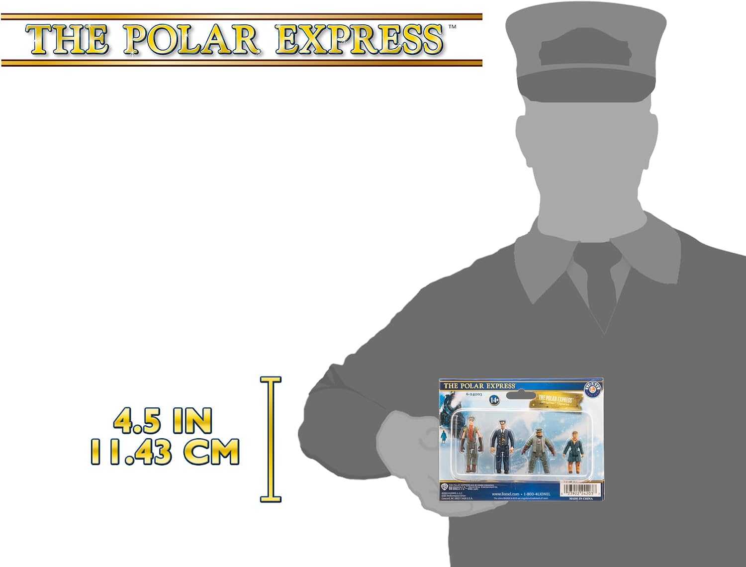 Lionel Trains - The Polar Express People Pack, O Gauge, People: Santa, Billy, Hero Girl, Hobo
