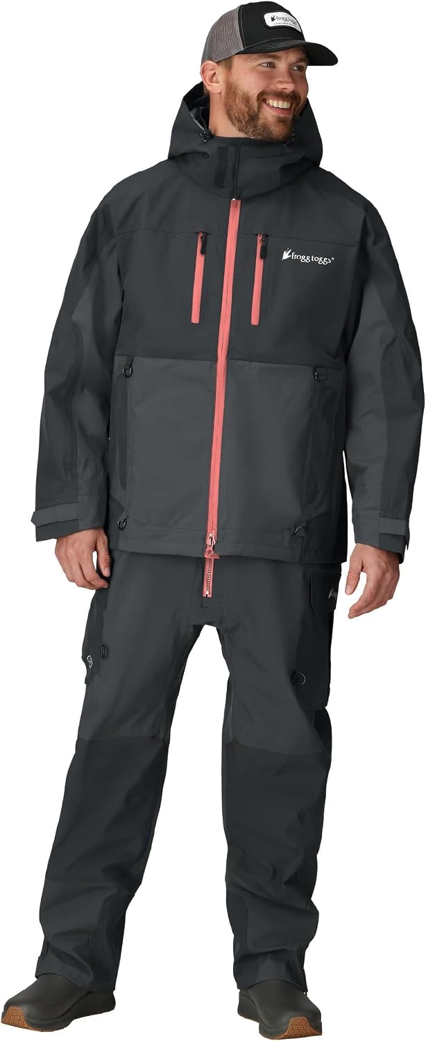 FROGG TOGGS Men's Pilot 2 Guide 3-Layer Waterproof Breathable Rain Jacket