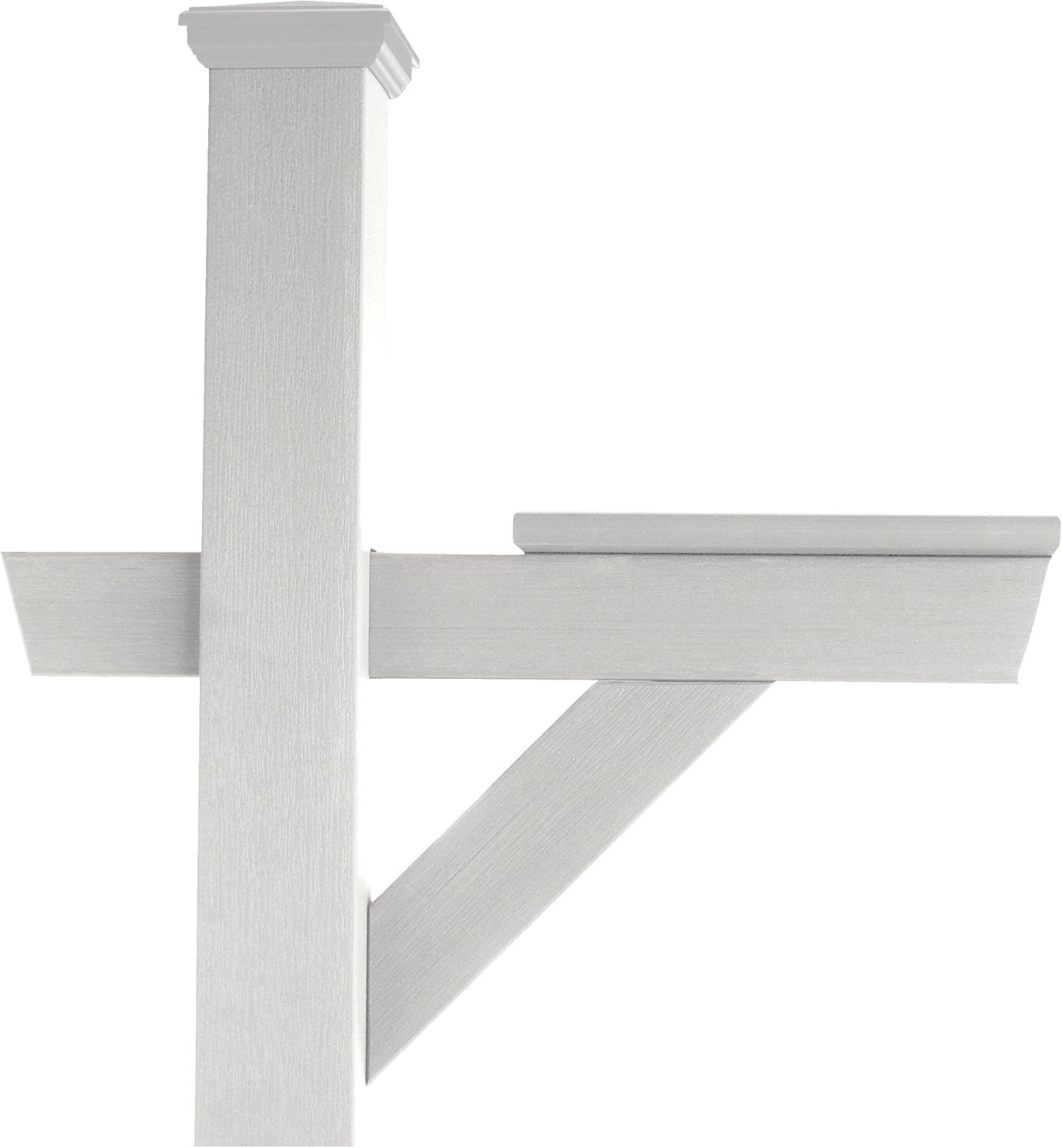 Highwood AD-MLBX1-CGE Hazelton Mailbox Post, Coastal Teak