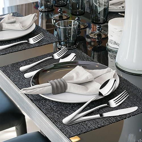 Silverware Set for 8, 40 Piece Stainless Steel Flatware Utensil Cutlery Set