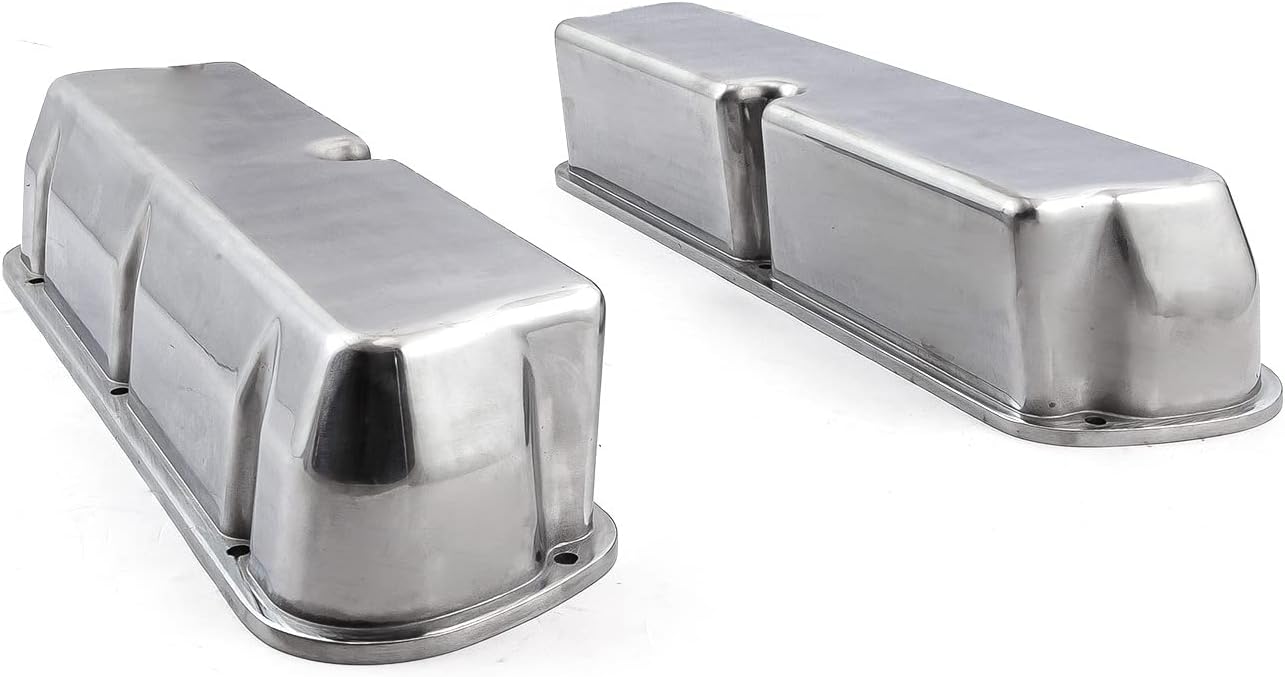 Speedmaster PCE314.1031.01 Compatible with Ford SB 289 302 Windsor Aluminum Plain Valve Cover - Tall w/o Hole