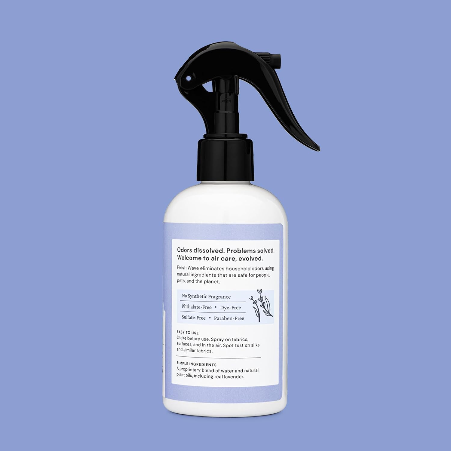 Fresh Wave Original Room and Fabric Air Freshener Spray, 2-Pk, 8 oz | Plant-based formula, Pet-safe and people-safe, Fabric and room deodorizer , For upholstery, carpets, shoes, and pet bedding
