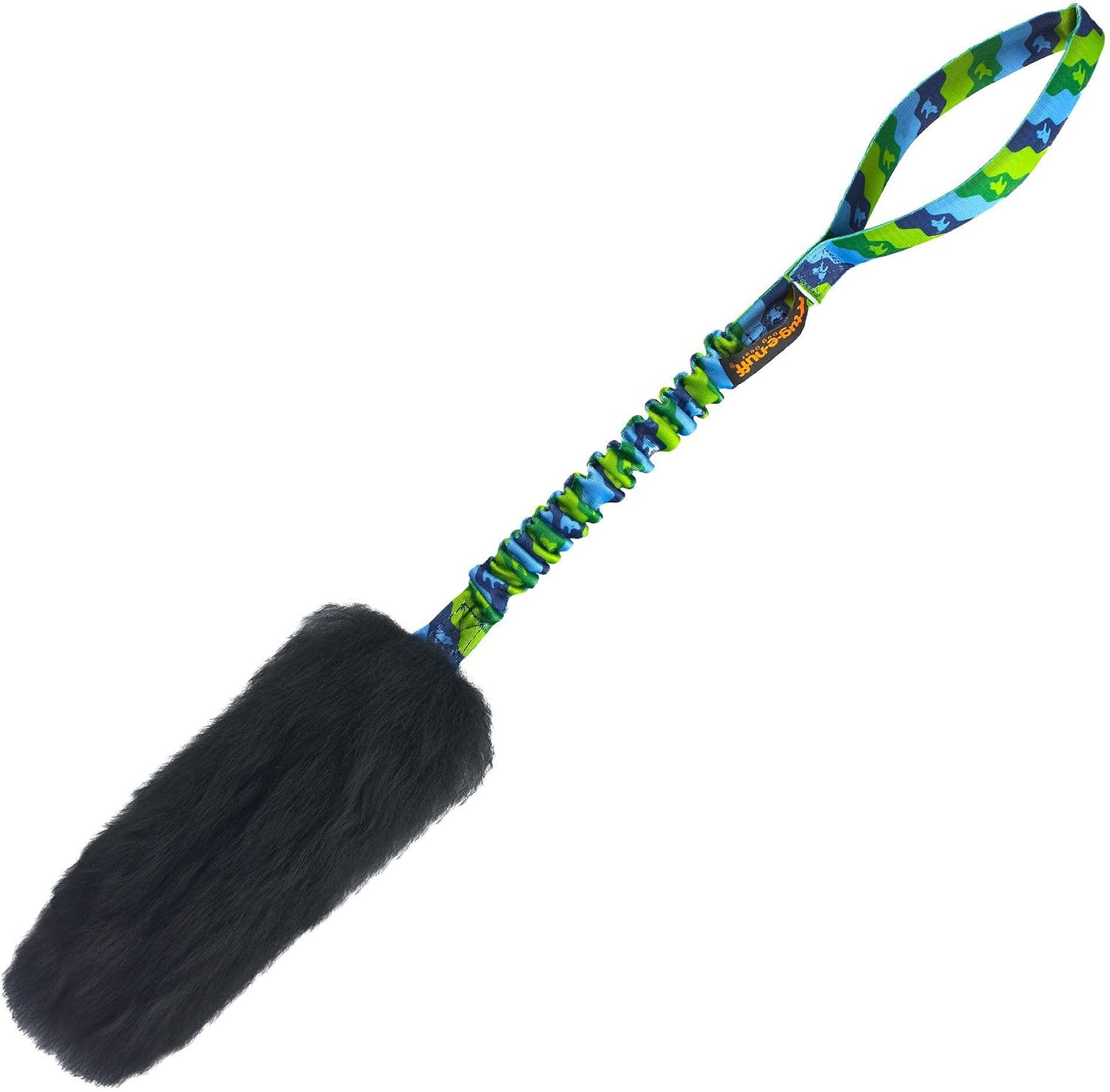 Tug-E-Nuff WondaBaa Bungee Tug Toy for Dogs for Interactive Training & Play | Soft and Responsibly-Sourced Sheepskin Bite Area | for Dogs of All