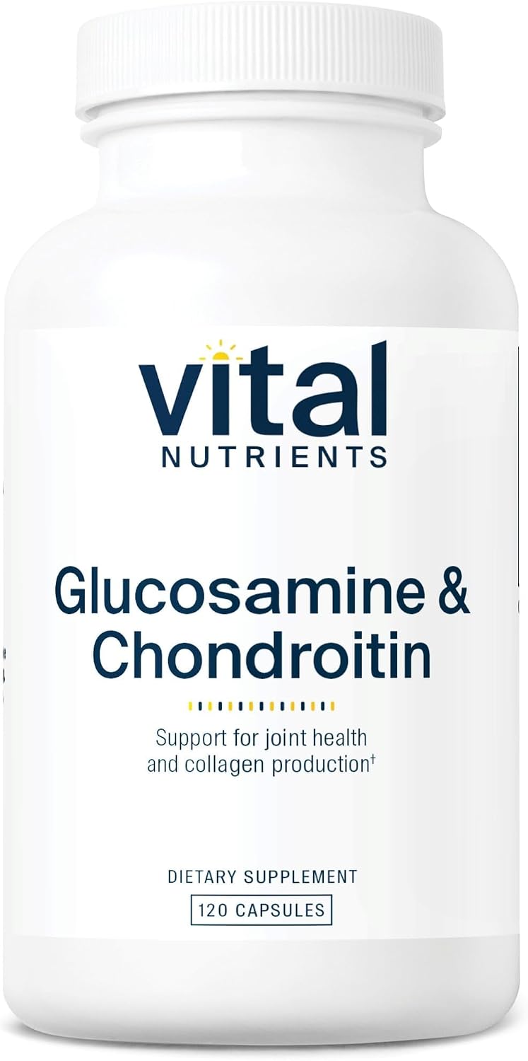 Vital Nutrients Glucosamine & Chondroitin - Healthy Cartilage, Mobility, and Joint Support Supplement - Gluten, Dairy