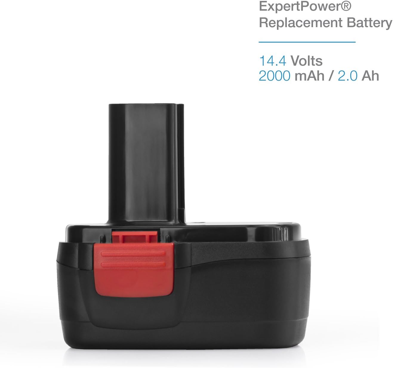 ExpertPower 14.4v 2.0Ah/ 2000mAh NiMh Battery for Craftsman 11044, 130279002, 130251008, 1325101, 1322522