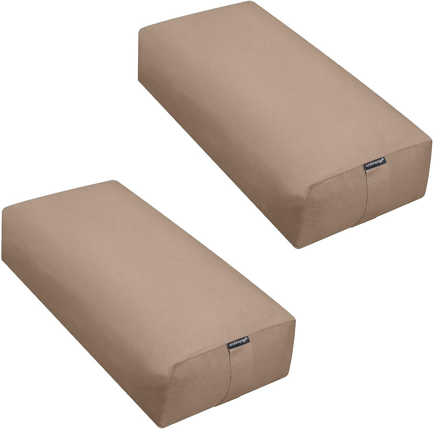 Firm Large Yoga Bolster, 24x12x6in