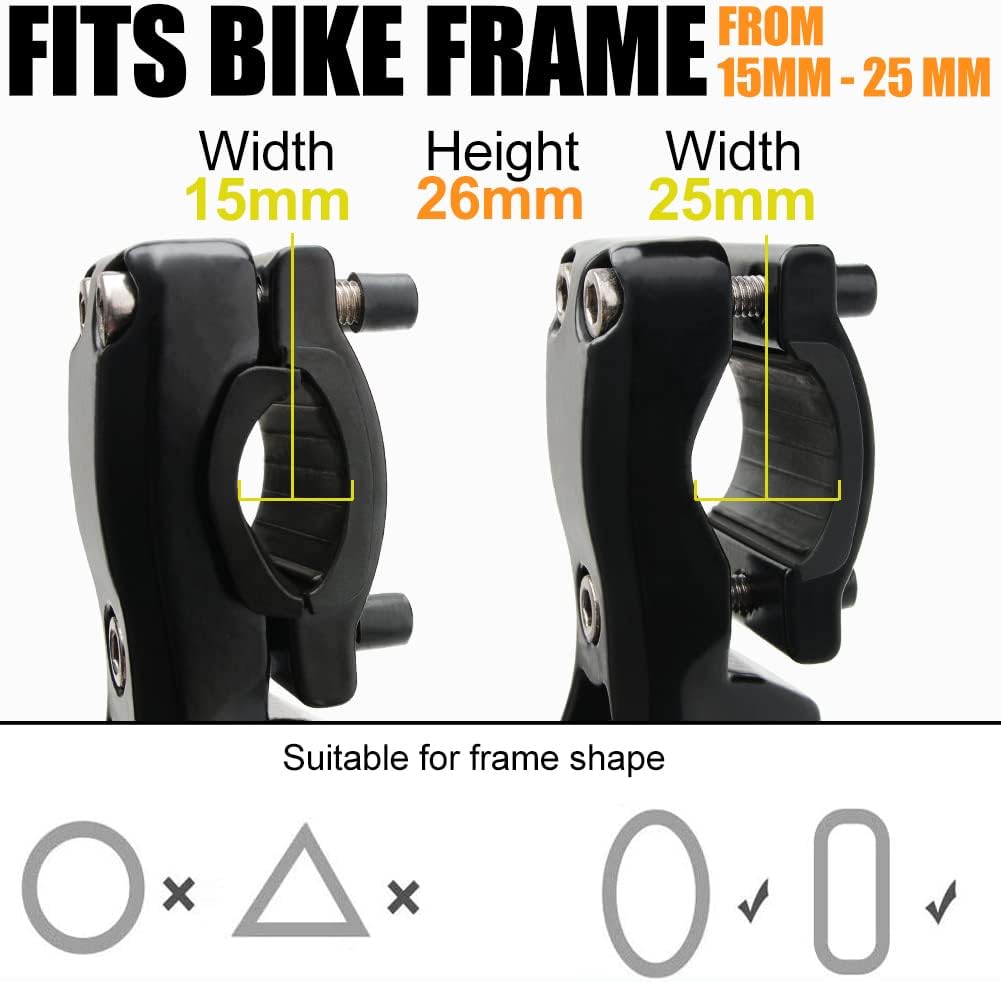 TOPCABIN Bike Kickstand Adjustable Aluminium Alloy Bicycle Kickstand Bike Side Kickstand Fit for 22" 24" 26" 28" Mountain Bike Road cycling/BMX/MTB (Black for 22-24-26-27-28 inch bike)
