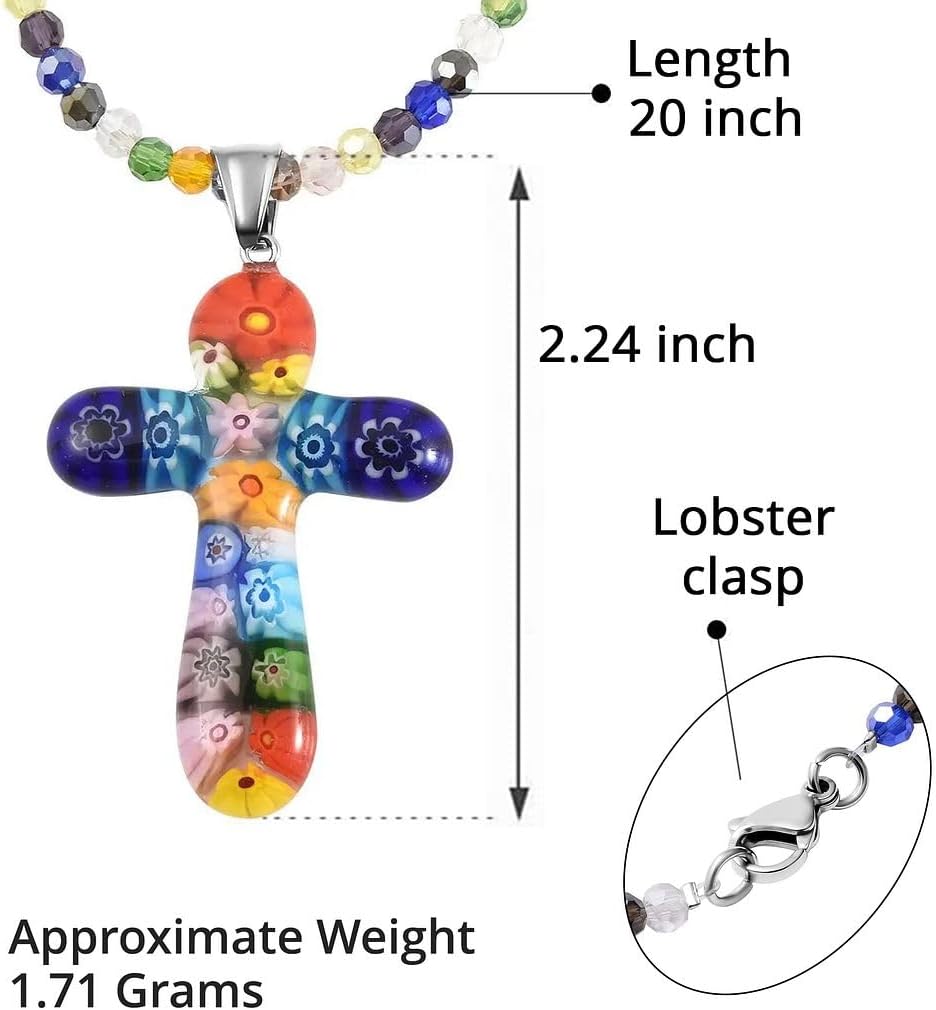 SHOP LC DELIVERING JOY Murano Necklace and Earrings Set
