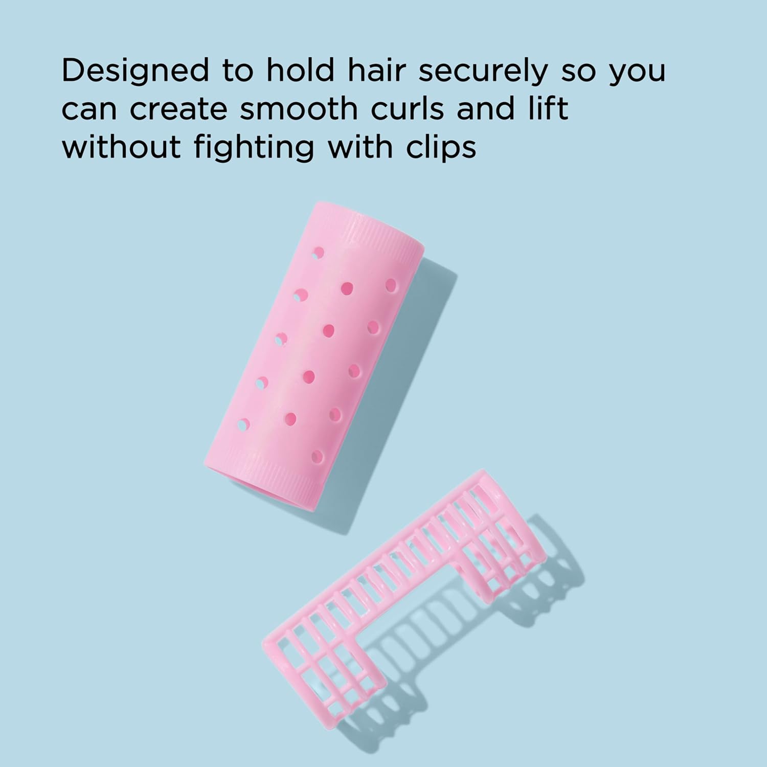 Diane Snap-On Magnetic Rollers Pack of 8 Hair Curlers for Women and Girls, Small, Diameter, Pink, D4719, 8 Count (Pack of 1)