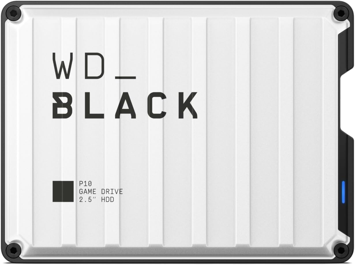 WD_BLACK 4TB P10 Game Drive, Portable External Hard Drive, Works with Playstation, Xbox, & PC - WDBA3A0040BBK-WESN