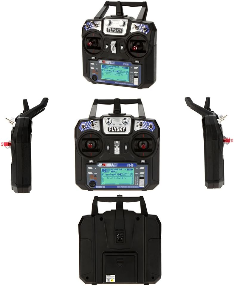 GoolRC Flysky FS-i6 AFHDS 2A 2.4GHz 6CH Radio System Transmitter for RC Helicopter Glider with FS-iA6 Receiver Mode 2