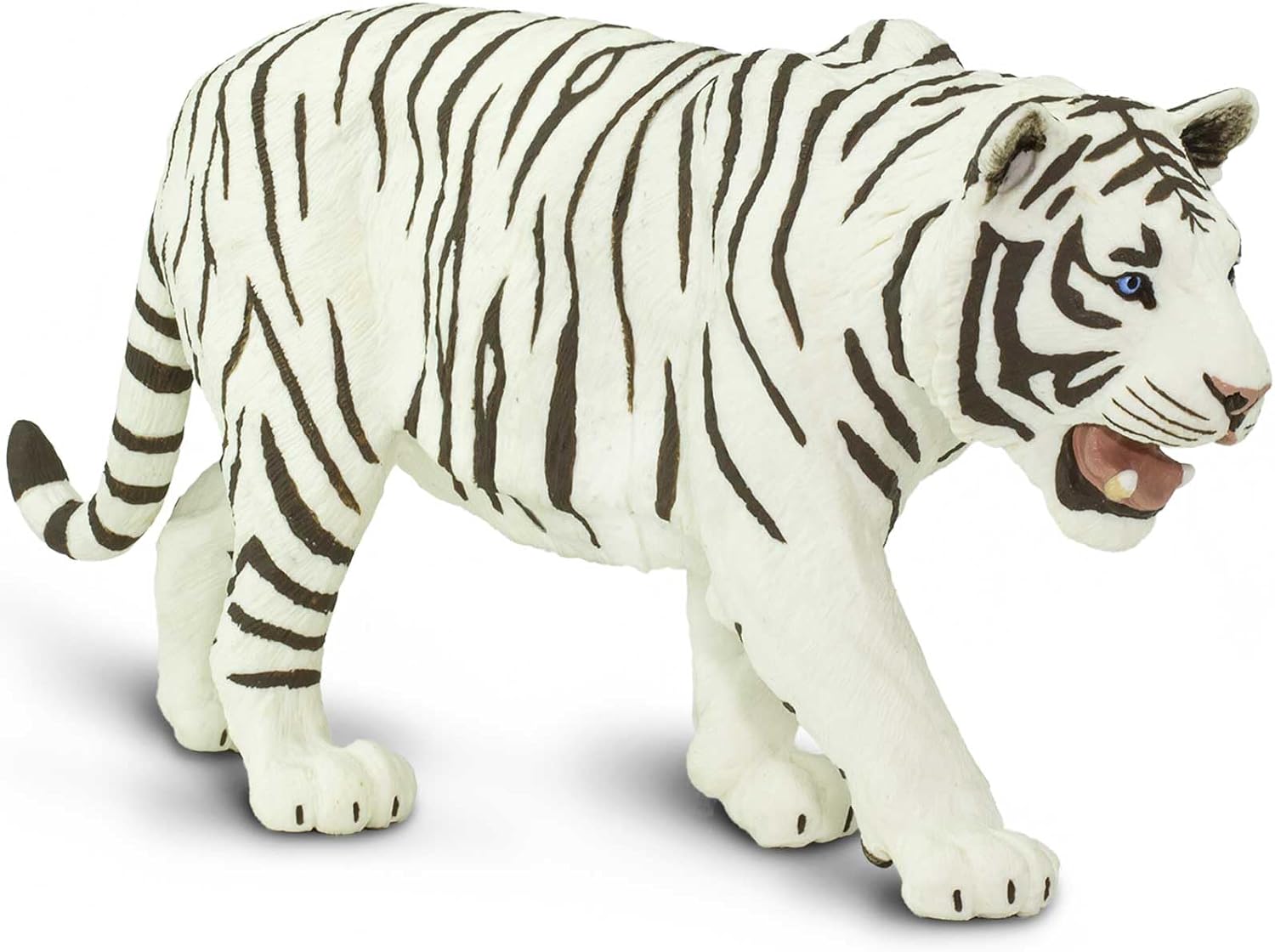 Safari Ltd. White Siberian Tiger Figurine - Detailed 10" Plastic Model Figure - Fun Educational Toy for Boys, Girls & Kids Ages 3+
