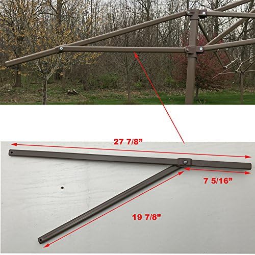 Ozark Trail 13 x 13 Pagoda Canopy/Gazebo Extend Lower ROOF Pole Bars Parts