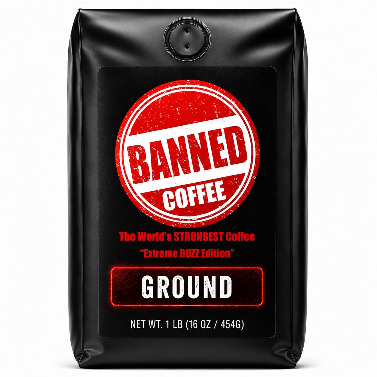 Ground Coffee | Strong Coffee | High Caffeine Coffee | Dark Roast | 16 oz | Extreme Energy. Clear Focus. Bold Flavor. Crafted for maximum