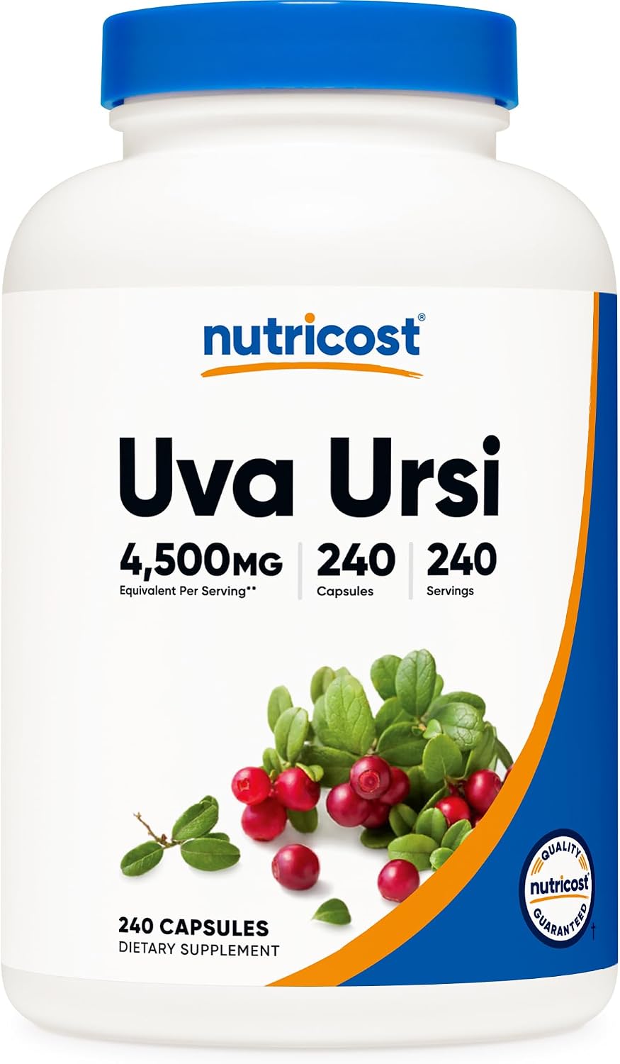 Nutricost Uva Ursi Extract 240 Capsules for 240 Servings Per Bottle