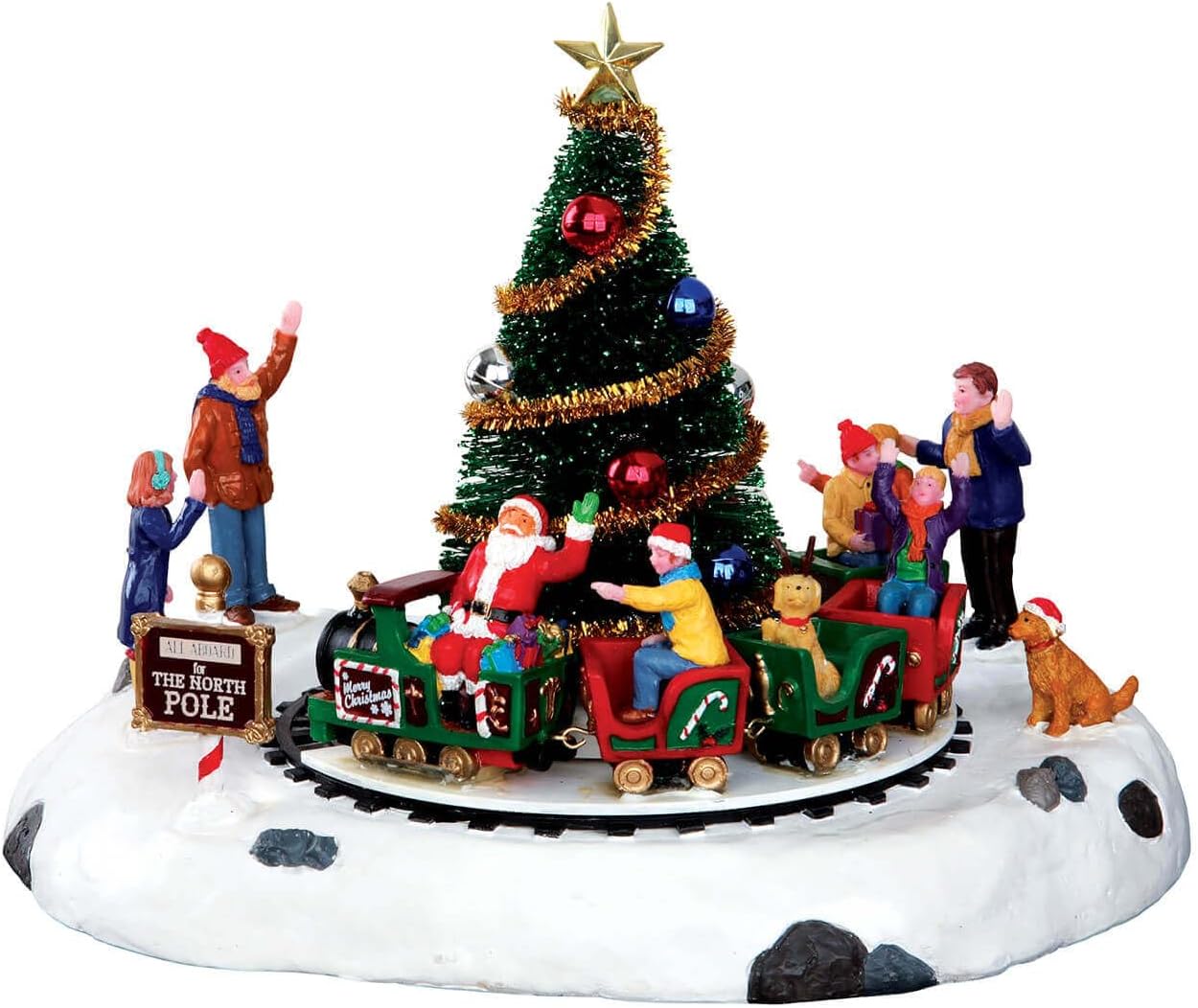 Lemax Christmas Village Santas Kiddie Train Battery Operated (4.5V) - 34631