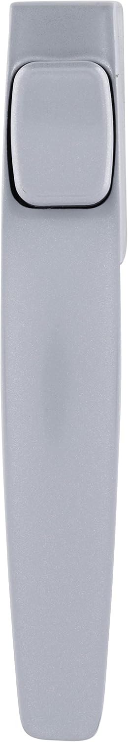 Wright Products - Free Hanging Push Button Door Latch for Screen and Storm Doors, Aluminum Grey | For Screen and Storm Doors