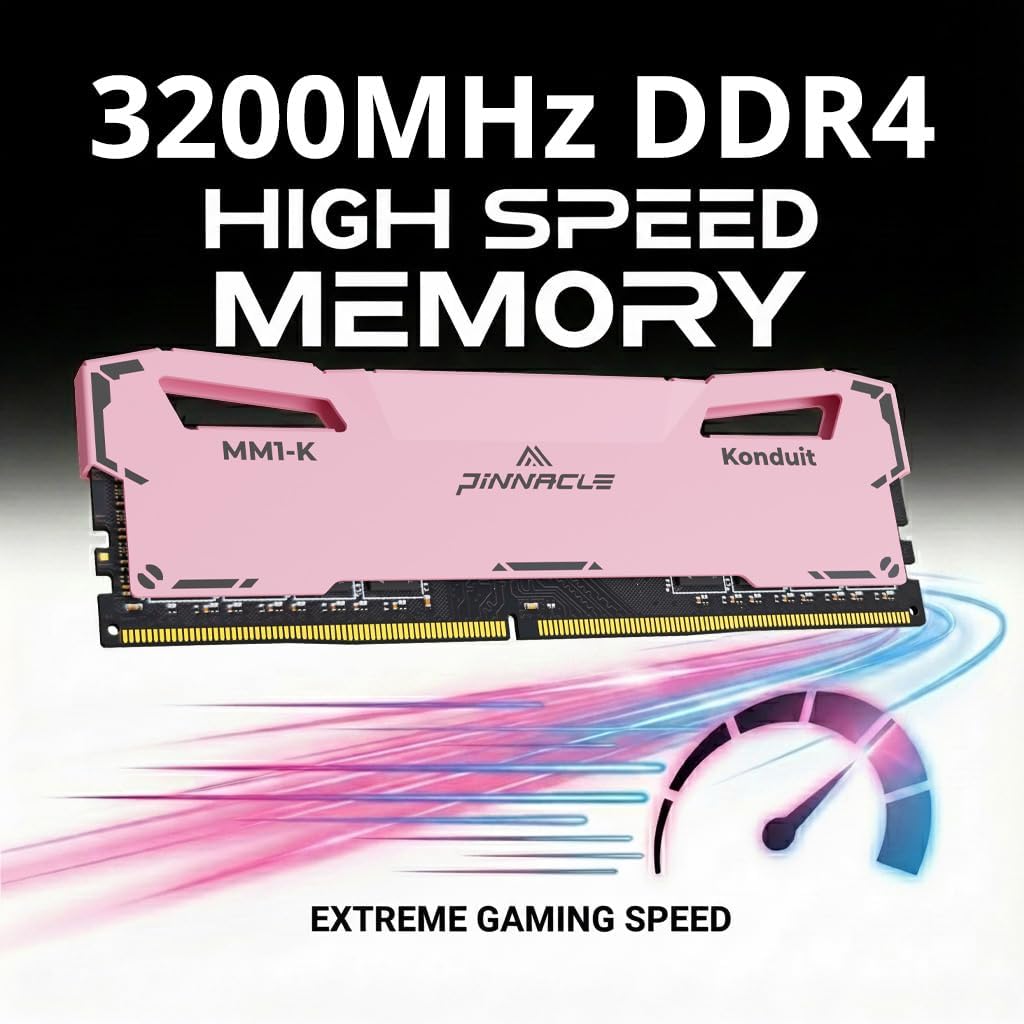 Timetec 16GB KIT (2x8GB) DDR4 3200MHz (PC4-3200AA) PC4-25600 UDIMM Desktop RAM – 288-Pin 1.2V CL22 Non-ECC Unbuffered DIMM Memory Module Upgrade