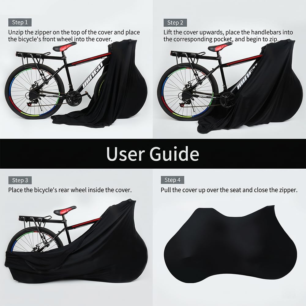 Premium Indoor Bicycle Cover for Strider 12 14x 2-in-1 Rocking Bike 2010-2026, High Stretch Bike Wrap, Keeps Floors and Walls Clean